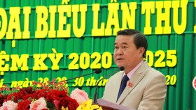 Đồng chí Nguyễn Thanh Hùng tái đắc cử Bí thư Huyện ủy Long Phú, Sóc Trăng