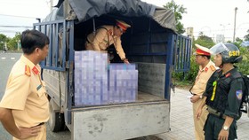 Phương tiện cùng tang vật bị lực lượng chức năng tỉnh An Giang phát hiện và bắt giữ