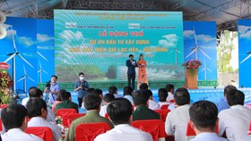 Sóc Trăng khởi công 2 dự án Nhà máy điện gió hơn 2.000 tỷ đồng