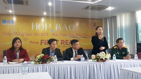 Bà Nguyễn Thị Hội An, Phó Giám đốc Sở VHTT Đà Nẵng trả lời báo chí