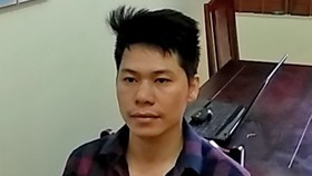Nghi can Lê Văn Long tại cơ quan điều tra