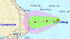 Khánh Hòa thông báo khẩn ứng phó vùng áp thấp