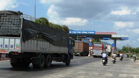 Trạm thu phí Sông Phan ở tỉnh Bình Thuận.