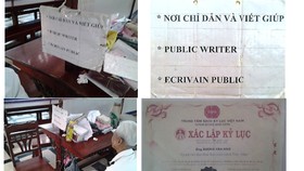 Duong Van Ngo was facilitated by the Vietnam Guinness Book of Records as the longest serving ‘Public Writer’ in Vietnam.