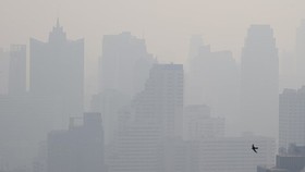 Smog covers Bangkok capital city of Thailand on January 8 (Photo: AFP/VNA)
