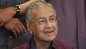 Malaysian Prime Minister Mahathir Mohamad (Source: AP)