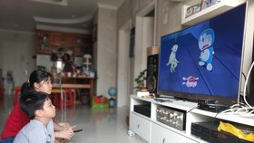 Grade school students are now preoccupied with cartoons