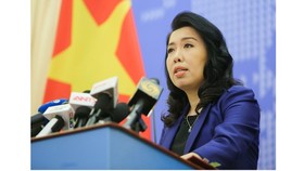 Foreign Ministry’s spokeswoman Le Thi Thu Hang (Photo: VNA)