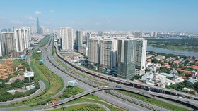 Building complexes on both sides of the Ben Thanh – Suoi Tien route in District 2, HCMC