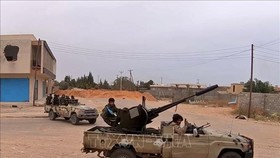 Lực lượng tự xưng Quân đội Quốc gia Libya (LNA) tại Tripoli, Libya. Ảnh tư liệu: AFP/TTXVN