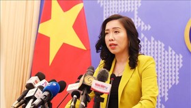 Người phát ngôn Bộ Ngoại giao Lê Thị Thu Hằng. Ảnh: TTXVN