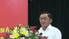 Đồng chí Trần Cẩm Tú, Bí thư Trung ương Đảng, Chủ nhiệm UBKT Trung ương phát biểu tại hội nghị