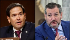 Thượng nghị sỹ Ted Cruz và Marco Rubio nằm trong số 11 quan chức Mỹ bị Trung Quốc áp đặt lệnh trừng phạt. Ảnh: Reuters