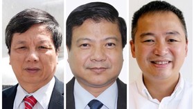 3 chuyên gia hàng đầu về điều trị Covid-19, gồm: Nguyễn Gia Bình, Nguyễn Văn Kính và Nguyễn Lân Hiếu (từ trái sang phải)