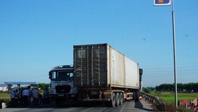 Hiện trường vụ tai nạn giao thông