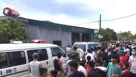 Khu vực gần hiện trường ngôi nhà cháy chiều 28-7-2020 vừa qua