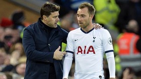 Christian Eriksen và Mauricio Pochettino là 2 nhân tố quan trọng nhất của giai đoạn 5 năm thành công vừa qua của Tottenham. Ảnh: Getty Images