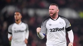 Wayne Rooney hy vọng sẽ truyền cảm hứng giúp Derby County có cơ hội giáp mặt Man.United. Ảnh: Getty Images
