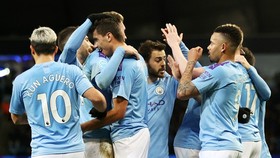 Cầu thủ Man.City vẫn tập trung vào mục tiêu chiến thắng. Ảnh: Getty Images