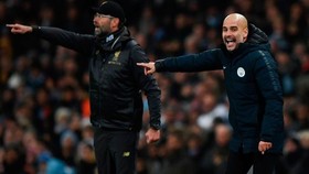 HLV Pep Guardiola và Man.City hoàn toàn bất lực trước sức mạnh của Liverpool mùa này. Ảnh: Getty Images