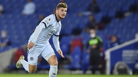 Timo Werner phần nào thể hiện được điểm mạnh về tốc độ. Ảnh: Getty Images