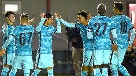 Liverpool đã vùi dập Lincoln 7-2 bằng đội hình 2 của mình. Ảnh: Getty Images