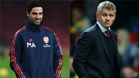 HLV Mikel Arteta (trái) tự tin sẽ khiến Ole Gunnar Solskjaer không thể tận hưởng chiến thắng sân nhà ở mùa giải mới.