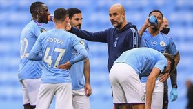 Pep Guardiola sẵn sàng cam kết tương lai cùng Man.City. Ảnh: Getty Images