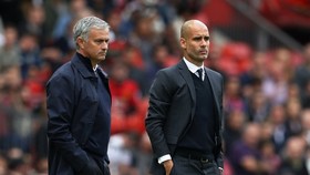 Pep Guardiola không muốn tiếp tục những màn khẩu chiến với Jose Mourinho. Ảnh: Getty Images