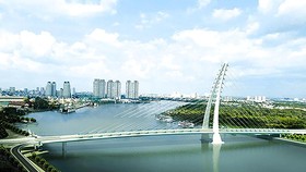 Mô hình cầu Thủ Thiêm 2
