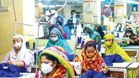 Các công nhân dệt may ở Bangladesh