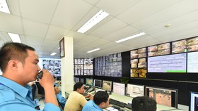 Một góc Trung tâm điều hành giao thông thông minh ở TPHCM. Ảnh: VIỆT DŨNG