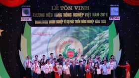 Tôn vinh 80 thương hiệu vàng của nông nghiệp Việt Nam
