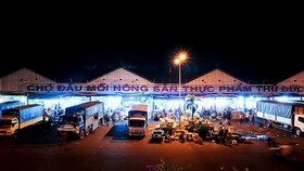 Du khách và chợ đầu mối
