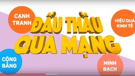 Đấu thầu qua mạng phải đạt tối thiểu trên 60%