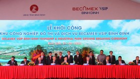 Khởi công Khu Công nghiệp, Đô thị và Dịch vụ Becamex VSIP Bình Định