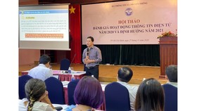 Ông Lê Quang Tự Do, Phó Cục trưởng Cục PTTH&TTĐT phát biểu tại hội thảo