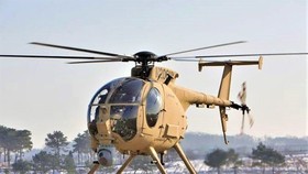 Trực thăng MD 500 dân dụng không người lái được trang bị từ những năm 1960. (Nguồn: Xair Forces)