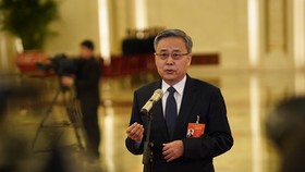 Guo Shuqing, Chủ tịch Ủy ban Quản lý Ngân hàng và Bảo hiểm Trung Quốc Ảnh: VCG
