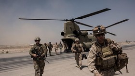 Binh sỹ Mỹ đồn trú tại Afghanistan. (Nguồn: Getty Images)