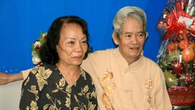 Vợ chồng NSND Huỳnh Nga