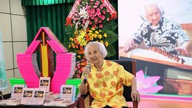 Nhạc sư Nguyễn Vĩnh Bảo. Ảnh: NGUYỆT ÁNH