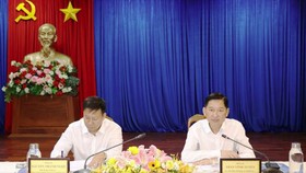 Quang cảnh cuộc làm việc. Ảnh: TTXVN