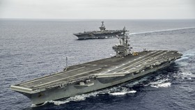 Tàu sân bay USS Ronald Reagan. Ảnh: USNI News