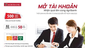 Mở tài khoản - Nhận quà lớn cùng Agribank