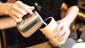 Uống cà phê, ăn cả ly