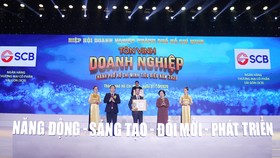 SCB nhận danh hiệu "Doanh nghiệp doanh nhân TPHCM tiêu biểu năm 2020"