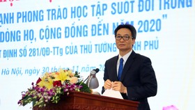 Phó Thủ tướng Vũ Đức Đam phát biểu tại hội nghị. Ảnh: VGP/Đình Nam