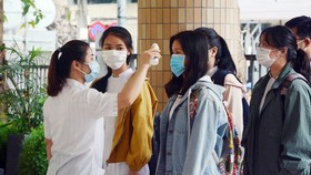 Các thí sinh Đà Nẵng dự thi tốt nghiệp THPT