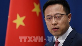 Người phát ngôn Bộ Ngoại giao Trung Quốc Triệu Lập Kiên. Ảnh: TTXVN